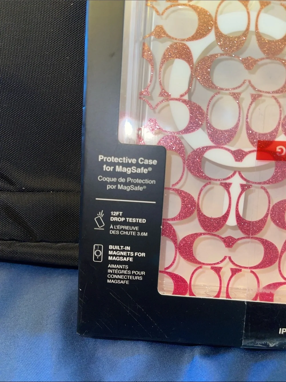 COACH Pink Ombre Signature MagSafe Case for iPhone 16 Pro Max